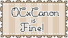 oc x canon is fine stamp